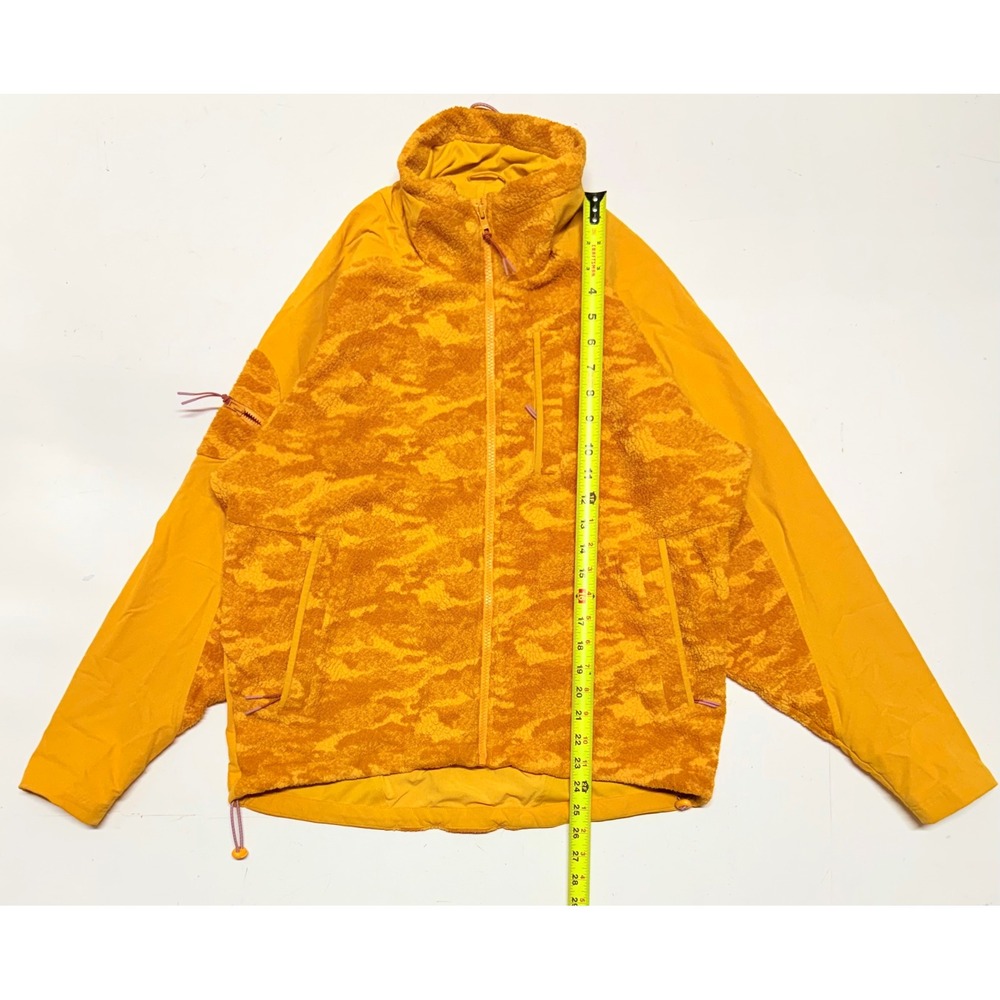 Outdoor Voices MegaFleece Full Zip Jacket Amber Yellow Mens Size Medium RN147908
